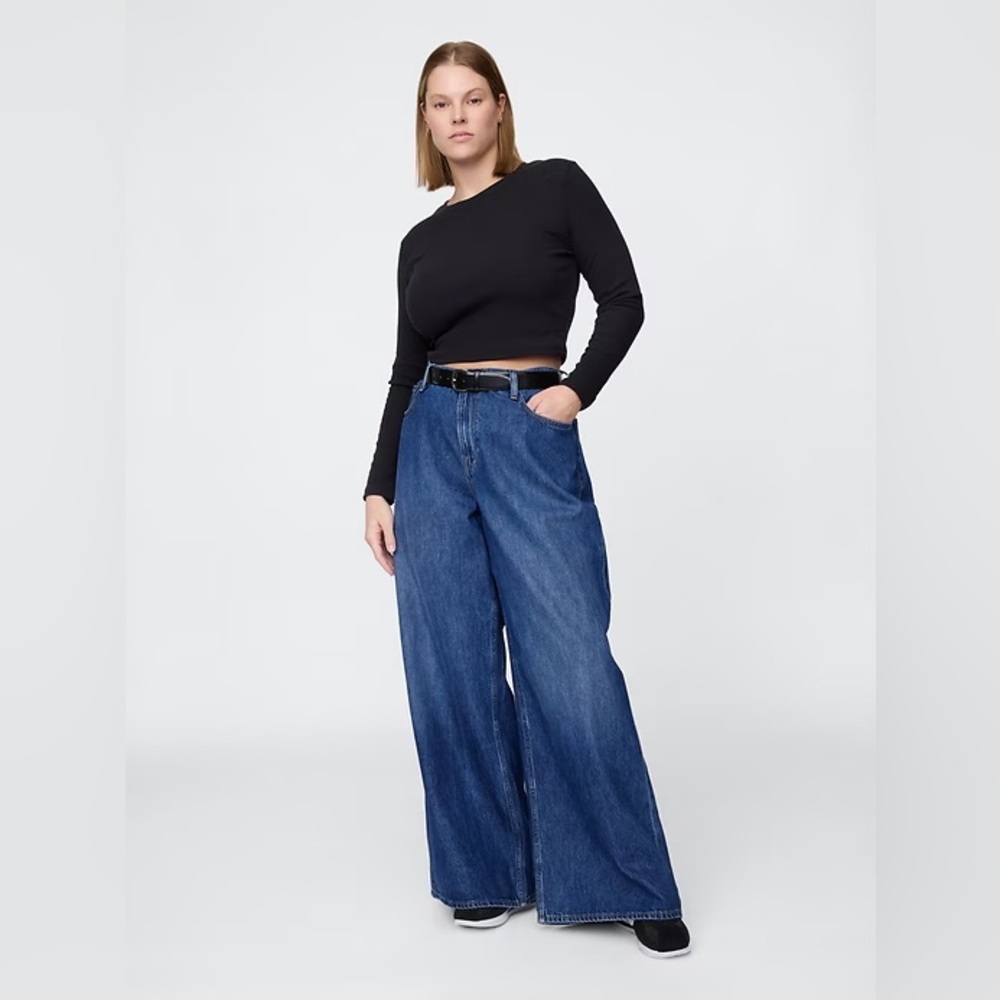 NWT! GAP Medium Indigo 15 Low Slung Extra Baggy Jeans - 545874  🩷